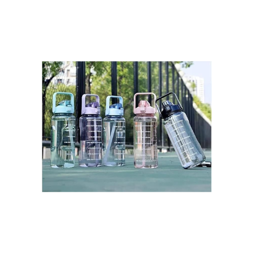 Transparent Motivational water bottle